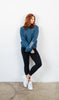 support navy sweatshirt for mental health full body